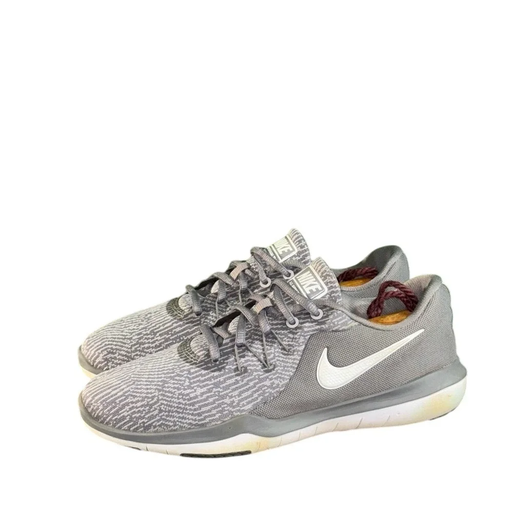 Nike Flex‎ Supreme Trail 6 Wolf Grey White 909014-019 Womens Running Shoes 6.5
